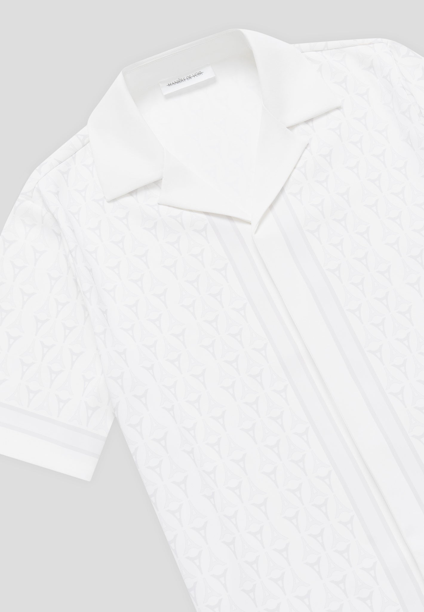 Eiffel Monogram Resort Shirt - White