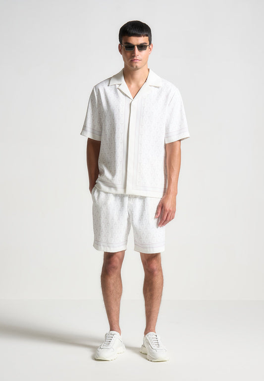 Eiffel Monogram Resort Shirt - White
