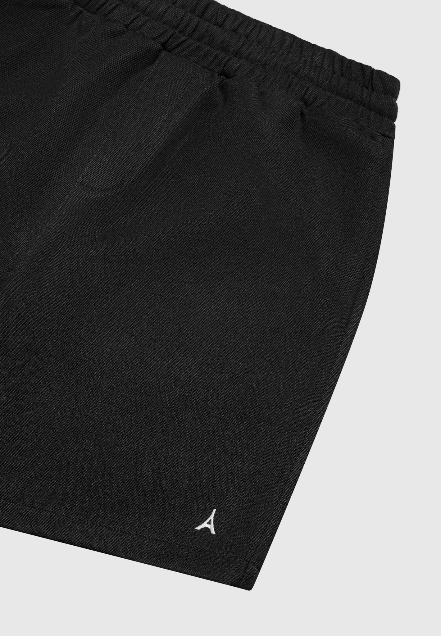 Eiffel Twill Shorts - Black
