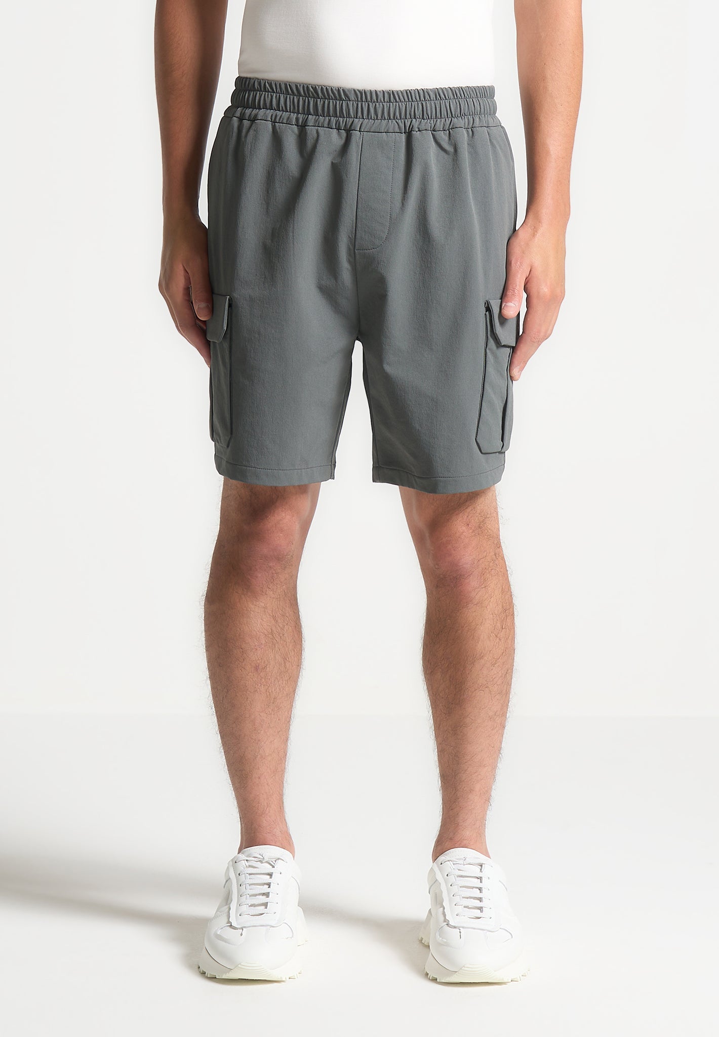 Technical Cargo Shorts - Charcoal Grey