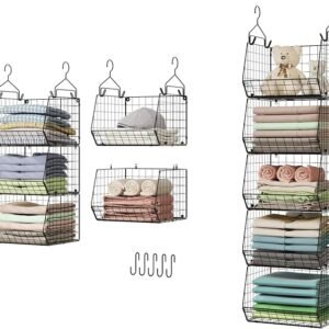 X-cosrack 5 Tier Closet Hanging Organizer